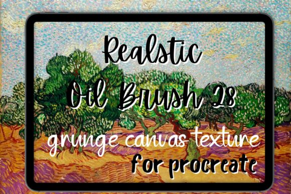 Evaluating the Procreate Oil Brush Grunge Canvas Texture for Digital Painting