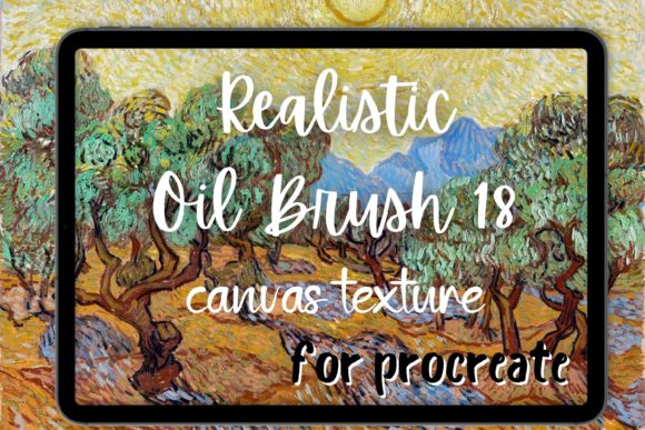 Mastering the Digital Canvas with Procreate Oil Brush 18 Canvas Texture