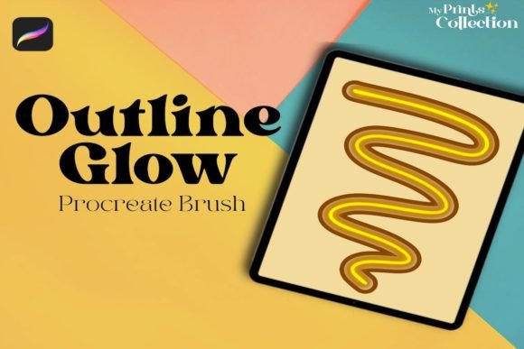 Outline Glow Single Procreate Brush: Elevating Digital Art with Luminous Precision