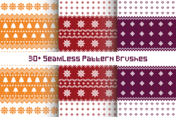 Ugly Sweater Pattern Brushes