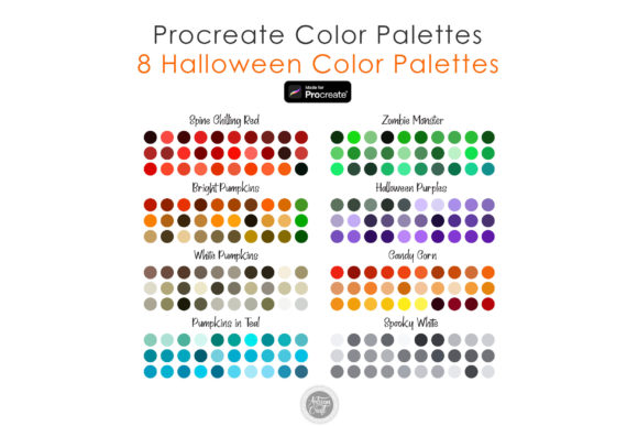 Unlocking Creative Potential with the Halloween Procreate Color Palette